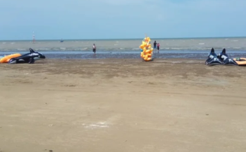 Destinasi Menarik untuk Berlibur Wisata Pesisir Karawang, Pantai Pasir Putih di Desa Sukajaya, Sumber Image Credit: Google Maps Wasis Yuliyanto