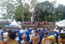 Warga Antusias Meriahkan Peringatan Hari Desa di Subang Warga memadati lokasi peringatan Hari Desa (foto Dwiky Maulana Vellayati/detikJabar)