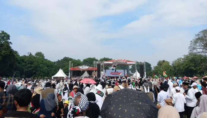 Ribuan Warga Subang Gelar Aksi Bela Palestina, Donasi Terkumpul Capai Rp1,5 Miliar
