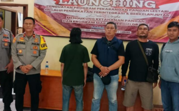 Gubernur Jabar Dedi Mulyadi Apresiasi Penangkapan Oknum Aktivis Diduga Lakukan Pungli ke Pedagang Nanas Jalancagak Terduga pelaku pungli berinisial MH saat diamankan di Mapolsek Jalancagak, Polres Subang.