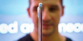 Tecno Pova Slim 5G Hadir September, Ponsel Tertipis di Dunia Tecno Pova Slim 5G rilis 4 September 2025, ponsel 5G tertipis dengan layar OLED 144Hz. (Foto: GSM Arena)