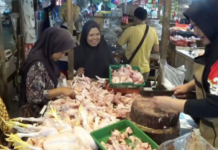 Harga Ayam di Pasar Tradisional Purwakarta Melonjak Jelang Nataru 2026 Harga ayam potong di Pasar Rebo Purwakarta naik signifikan menjelang Natal dan Tahun Baru 2026. Kondisi ini dikeluhkan, baik oleh pembeli maupun pedagang.(Pasundan Ekspres)